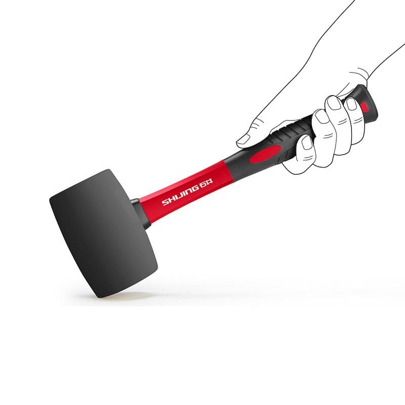 SHIJING TOOLS 6011 Kauçuk Çekiç (960g)