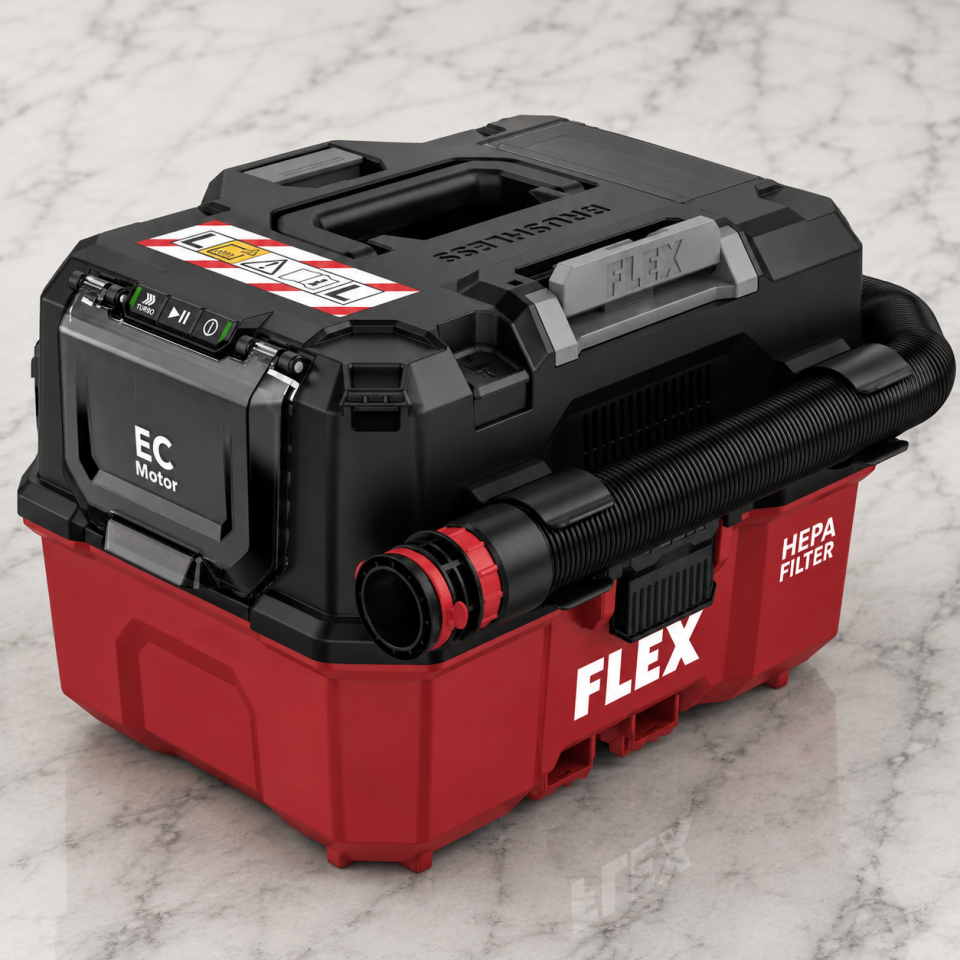FLEX VC 9 L MC 18 RC VC 9 L MC 18 RC'' Uzaktan Kumandalı, Kablosuz ve Kompakt Elektrikli Süpürge (AKÜ HARİÇ)