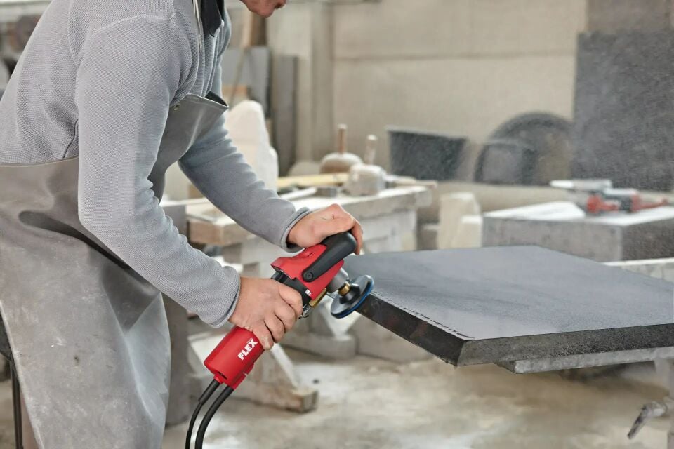 FLEX LE 12-3 100 WET Elektronik Sulu Taşlama Makinası SULU GRANİT - MERMER TAŞLAMA