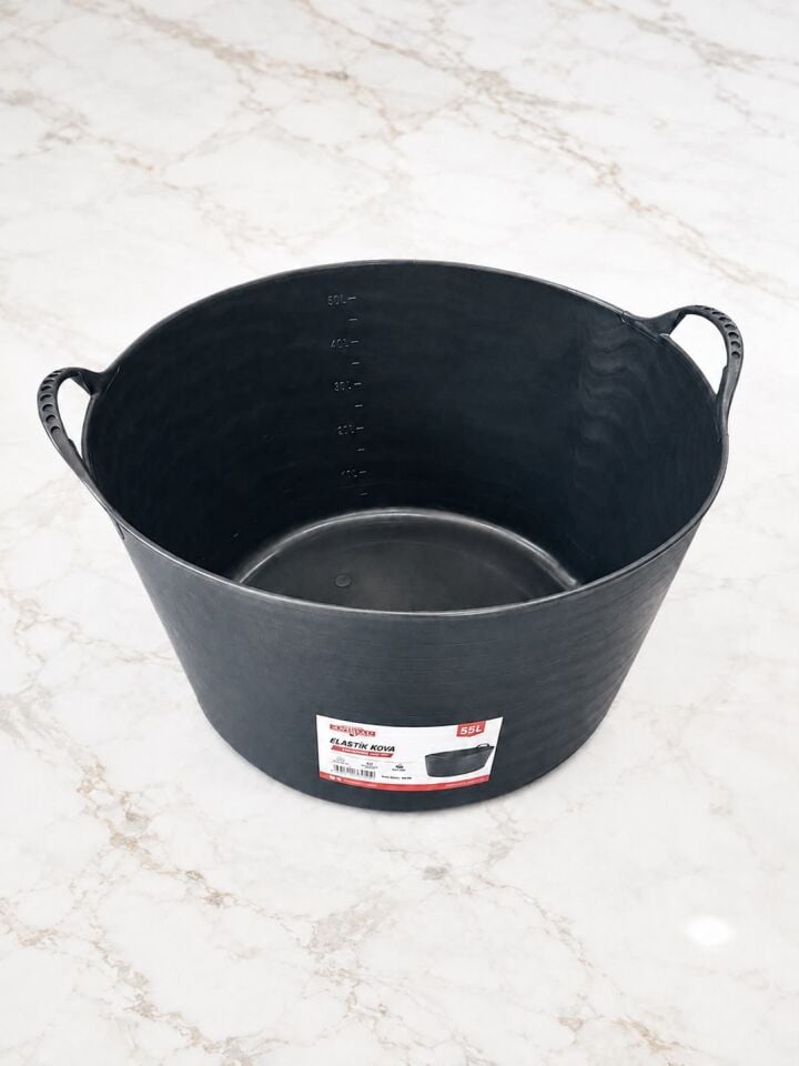 55 litre elastik harç kovası