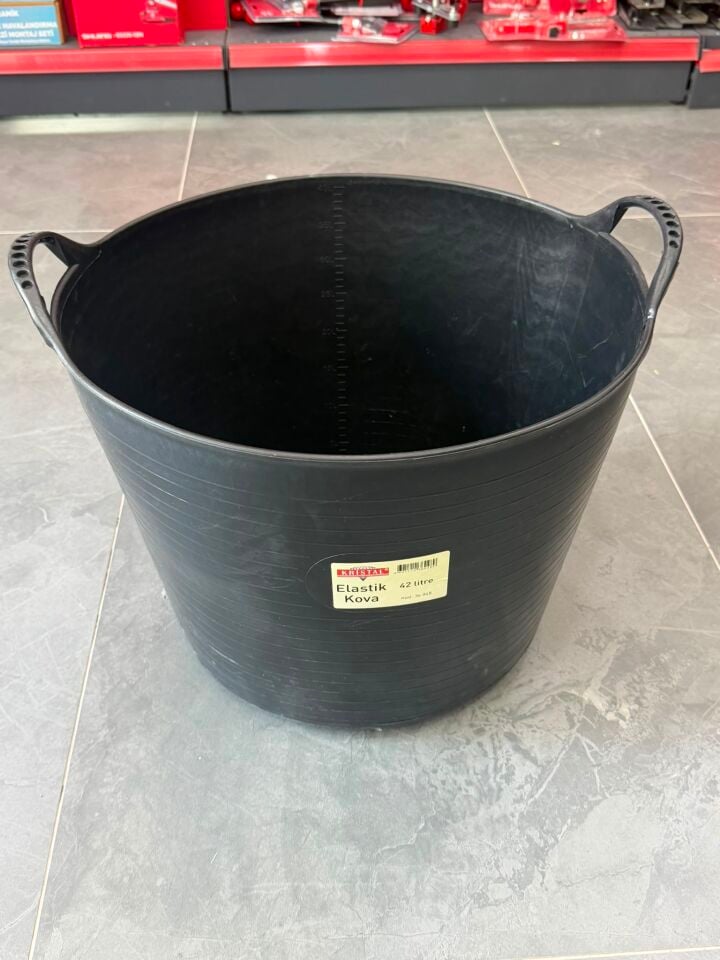 42 litre elastik kauçuk harç kovası