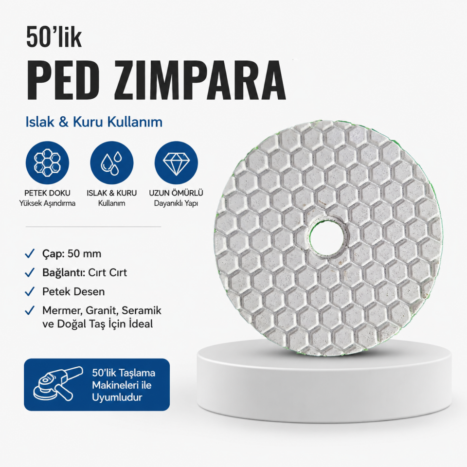 50'LİK PED ZIMPARA