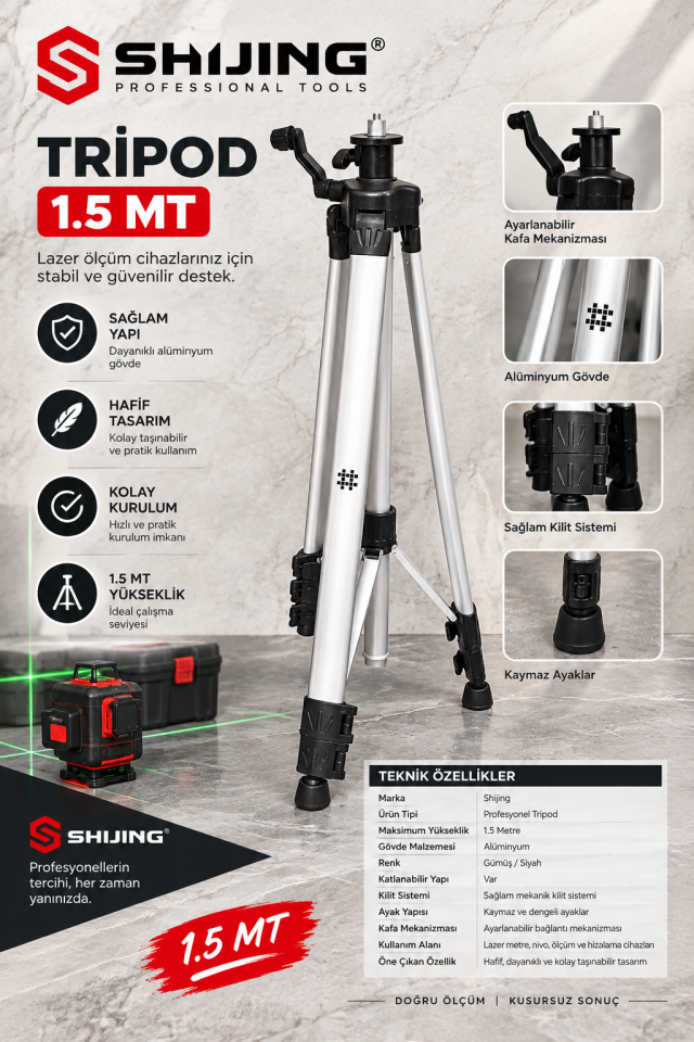 SHIJING TRİPOD 1.5MT