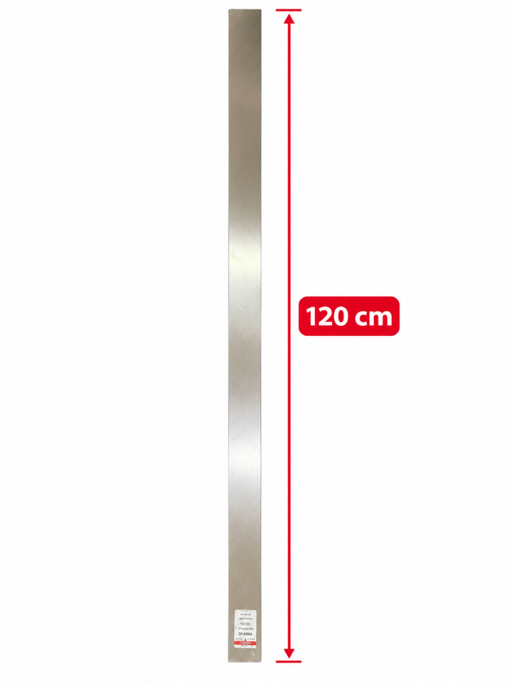ALUMINYUM PERDAH  120CM  INOX YEDEK UÇ