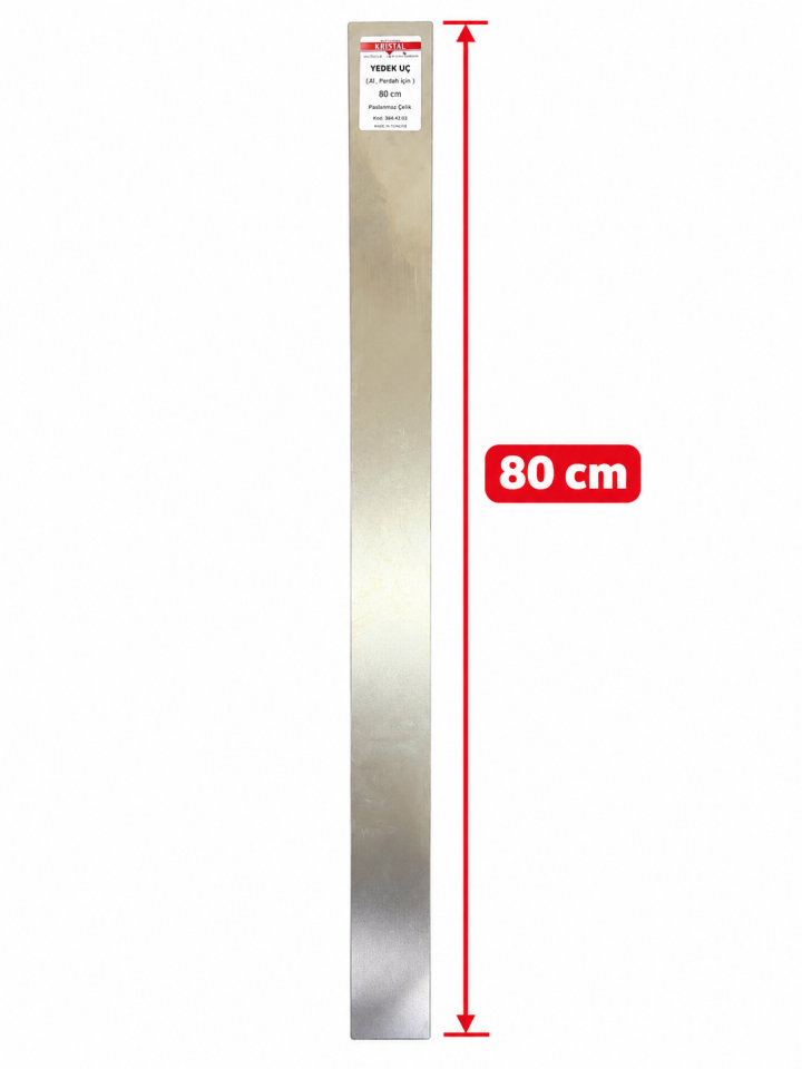  ALUMINYUM PERDAH  80CM  INOX YEDEK UÇ
