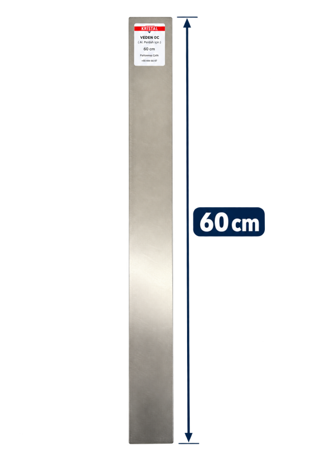 ALUMINYUM PERDAH  60CM  INOX YEDEK UÇ